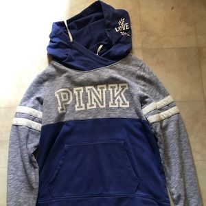 Blue Victoria’s Secret PINK hoodie